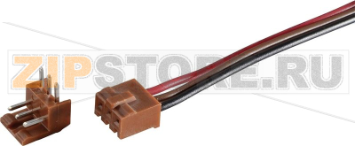 Планка штифтовая 230 В, угловая, 8 контактов, 3 А, 2.54 мм TRU Components 44.811 