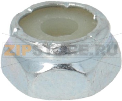 NUT, STEEL, ZP, UNC, #6-32, NYLON 