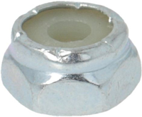 NUT, STEEL, ZP, UNC, #6-32, NYLON