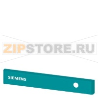SIVACON, trim strip, W: 400 mm, above the door with Siemens logo, with cutout for indicator light right, Petrol Siemens 8MF1040-2CD17