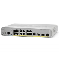 Коммутатор 8xGE (PoE+), 2xGE, IP Base Cisco WS-C3560CX-8PT-S