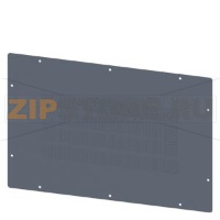 SIVACON, Roof, with Ventilation openings with Ventilation openings IP40, W: 600 mm, T: 400 mm, zinc-plated Siemens 8MF1064-2UD30-0A