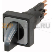 Головка переключателя, пластик, черная: 1 шт Eaton Q25LWK3R-WS/WB