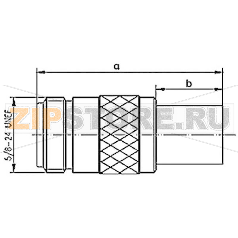 Разъем N, 50 Ом, 1 шт Telegärtner J01021A0146 