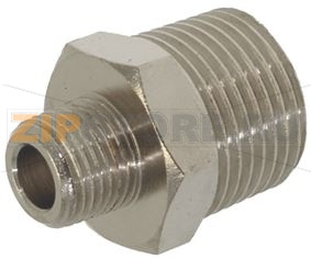 НИКЕЛИРОВАННЫЙ ПАТРУБОК Ø 1/8&quot;M-3/8&quot;M 