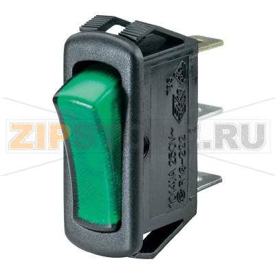 Переключатель клавишный 250 В/AC, 10 А, 1 x выкл/вкл, 1 шт SCI R13-222B-01 B/R 