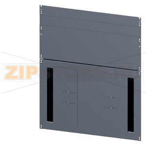 SIVACON, base, with side cable entry, T: 1000 mm, W: 800 mm, zinc-plated Siemens 8MF1080-2UB51-2 