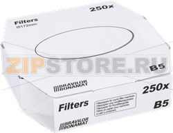 PAPER FILTERS B5 172 mm - 250 Pcs 