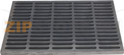 GRID OF CAST IRON 455x308x17 mm 