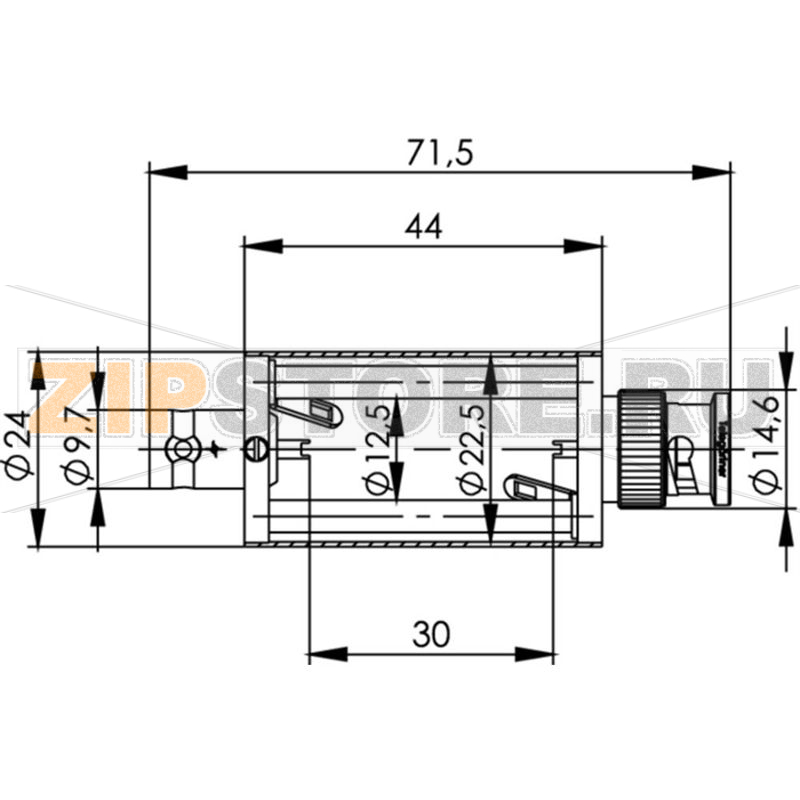 Разъем BNC, 1 шт Telegärtner J01008A0807 