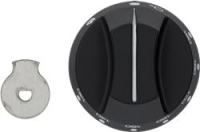 KNOB BLACK ø 65 mm 130-190°C
