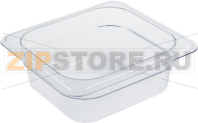 TRAY POLYCARBONATE GN 1/6 H65 mm 