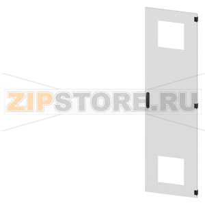 SIVACON, door, right, with cutout for filter fan, with ventilation openings H: 2200 mm, W: 600 mm, RAL 7035, Protection class 1 Siemens 8MF1260-2UT14-3BA2 