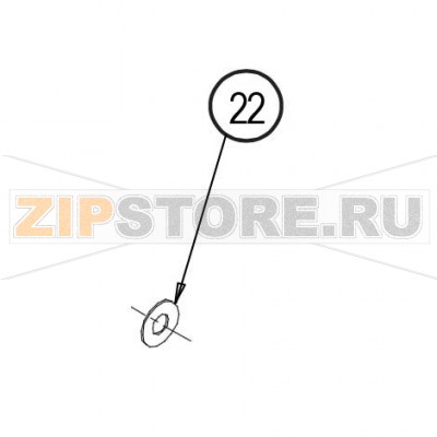 Шайба нейлоновая Datamax W-8306 Шайба нейлоновая Datamax W-8306Запчасть на сборочном чертеже под номером: 22Количество запчастей в комплекте: 50Название запчасти Datamax на английском языке: (50PK) Washer, Nylon  