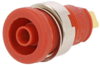 Гнездо 4 мм, 25 А, 1 кВ/DC, красное Hirschmann SEB 2610 F4,8 RT