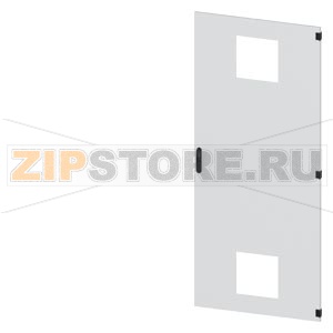 SIVACON, door, right, with cutout for filter fan, with ventilation openings H: 2200 mm, W: 900 mm, RAL 7035, Protection class 1 Siemens 8MF1290-2UT14-3BA2 