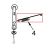 Spring, conrol plate KitchenAid 5KPM50