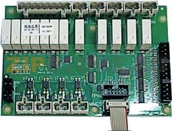 SCHEDA RELE&#039;24VDC 133X93 MM 