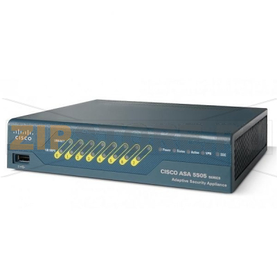 Экран межсетевой 8xFE, 10 IPSec, DES/AES Cisco ASA5505-K8 