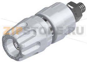 Разъем 4 мм, белый Hirschmann PKI 10 A WHITE 
