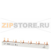 Шина 2-фаз. 16 mm2, для /УЗО 5SV(1+N) и  5x(УОДП 5SM601+ АВ SY60), длина 216 mm Siemens 5ST3772