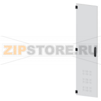 SIVACON, door, left, ventilated, IP40, H: 1800 mm, W: 400 mm, RAL 7035, Protection class 1 Siemens 8MF1840-2UT15-2BA2