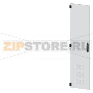SIVACON, door, left, ventilated, IP40, H: 1800 mm, W: 400 mm, RAL 7035, Protection class 1 Siemens 8MF1840-2UT15-2BA2 