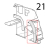 Cornice sportello SX Scotsman AF 206