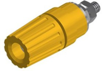 Разъем 4 мм, желтый Hirschmann PKI 110 YELLOW