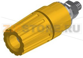 Разъем 4 мм, желтый Hirschmann PKI 110 YELLOW 