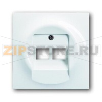 Накладка для двухпостовой розетки с полем для надписи ABB 2CKA001753A9004