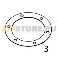 Fluepipe base seal Fagor AE-061