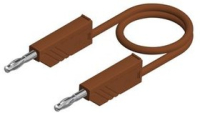 Провод тестовый 2 м, коричневый Hirschmann MLN 200/2.5 BRAUN / BROWN