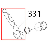 Staffetta blocc. staffa nett. GLL PAL Sirman Palladio 350 Automec