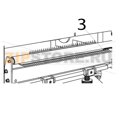 Kit dual ribbon static brush RH and LH Zebra 170PAX4 Kit dual ribbon static brush RH and LH Zebra 170PAX4Запчасть на деталировке под номером: 3