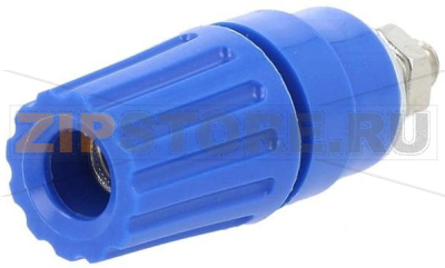 Гнездо 4 мм, 35 А, 60 В/DC, от -25 до +100°C, синее Hirschmann PKI 110 BL 