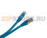 Hyperline PC-LPM-STP-RJ45-RJ45-C5e-1.5M-LSZH-BL Патч-корд F/UTP, экранированный, Cat.5е, LSZH, 1.5 м, синий