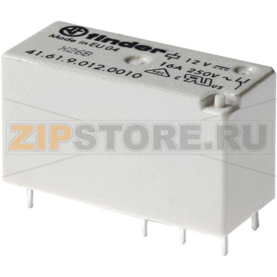 Реле электромагнитное, 12 V (DC), 16 A Finder 41.61.9.012.0000 