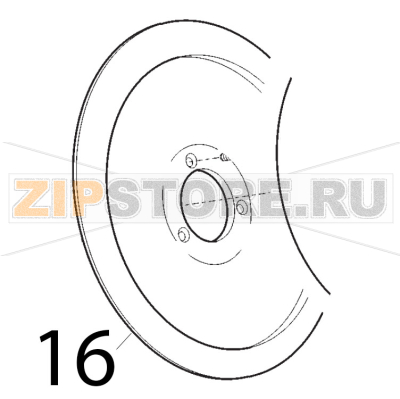 Lama 40/3/210 naz. Sirman Topaz 250 Lama 40/3/210 naz. Sirman Topaz 250Запчасть на деталировке под номером: 16