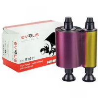 Лента красящая полноцветная YMCKO (200 отпечатков) Evolis Quantum 2