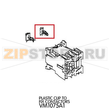 Plastic clip to fix contactors Unox XVC 705 Plastic clip to fix contactors Unox XVC 705Запчасть на деталировке под номером: 68Название запчасти на английском языке: Plastic clip to fix contactors Unox XVC 705