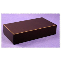 Корпус стальной 203x102x25 мм, черный, 1 шт Hammond 1441-9BK3