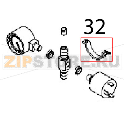 Pipe support Ø: 28 Angelo Po FM1221E1 Pipe support Ø: 28 Angelo Po FM1221E1Запчасть на деталировке под номером: 32