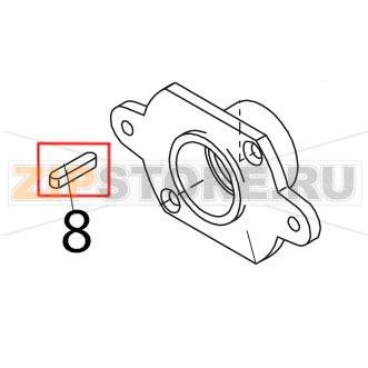 Key A8x7x42.5 Bear Varimixer AR80 VL-1S Key A8x7x42.5 Bear Varimixer AR80 VL-1SЗапчасть на деталировке под номером: 8