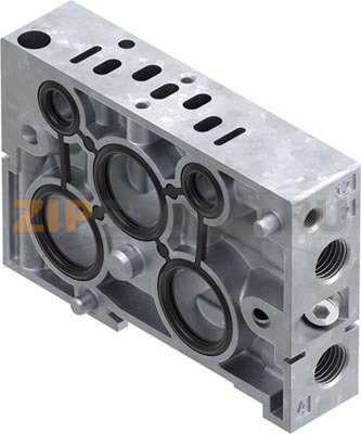 Плита коллекторная Festo NAW-1/8-02-VDMA-VL 