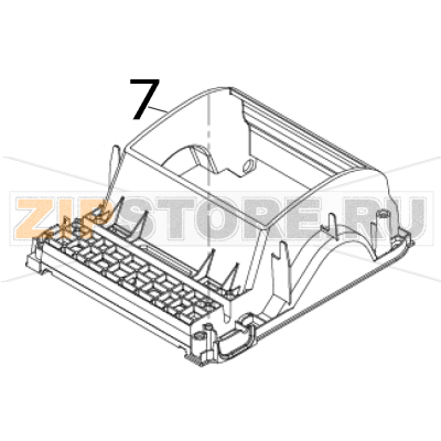 Top inner cover assembly TSC DA310 Top inner cover assembly TSC DA310Запчасть на деталировке под номером: 7