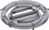 TRANSP/GREY GROUND COFFEE HOPPER LID NPR