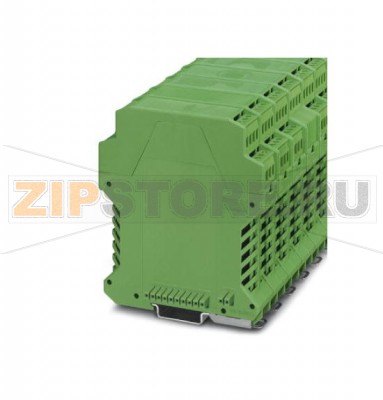 Нижняя часть корпуса Phoenix Contact ME 22,5 UT/FE BUS/10 BU с 10-контактным разъемом для параллельного сквозного подключения.Минимальный заказ: 10 шт.Упаковка: 10 шт.