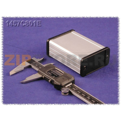 Корпус алюминиевый 80x59x31 мм, серый, 1 шт Hammond 1457C801E 
