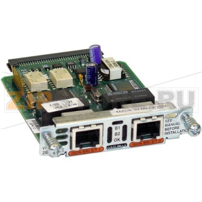 Карта голосового интерфейса Cisco VIC2-2BRI-NT/TE= 